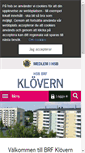 Mobile Screenshot of brfklovern.se