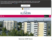 Tablet Screenshot of brfklovern.se